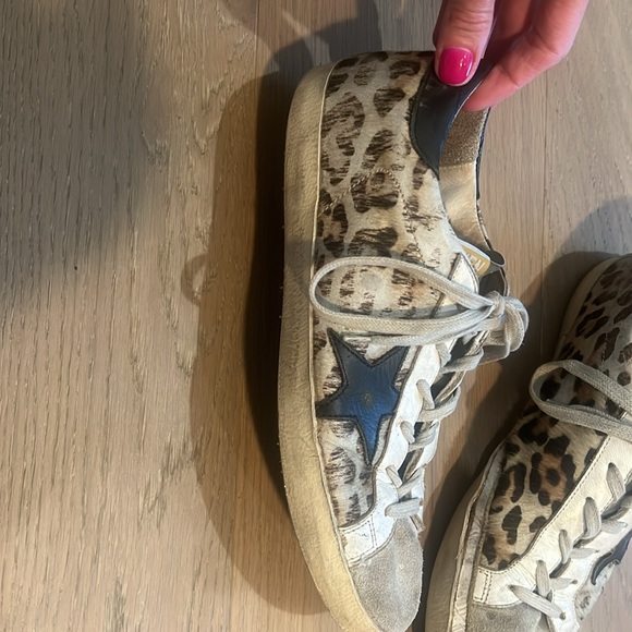 Golden Goose Woman’s Super-Star in Leopard print leather size 39 - Picture 2 of 11